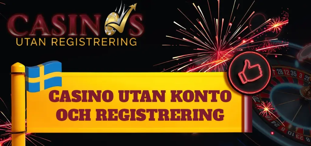 Slutsats om casinon utan konto och registrering